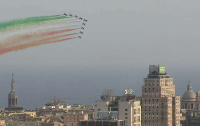 frecce tricolori genova