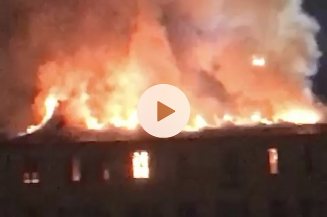 incendio in via piacenza, genova