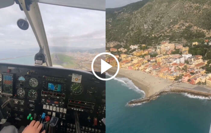 volo su varigotti, baia saraceni e atterraggio a Genova