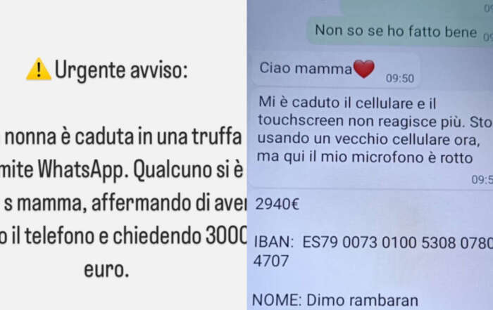 truffa telefonica whatsapp