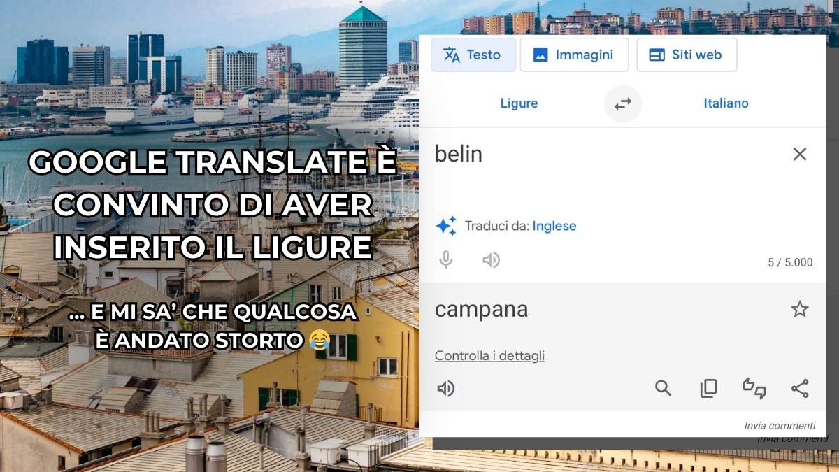 google translate ligure